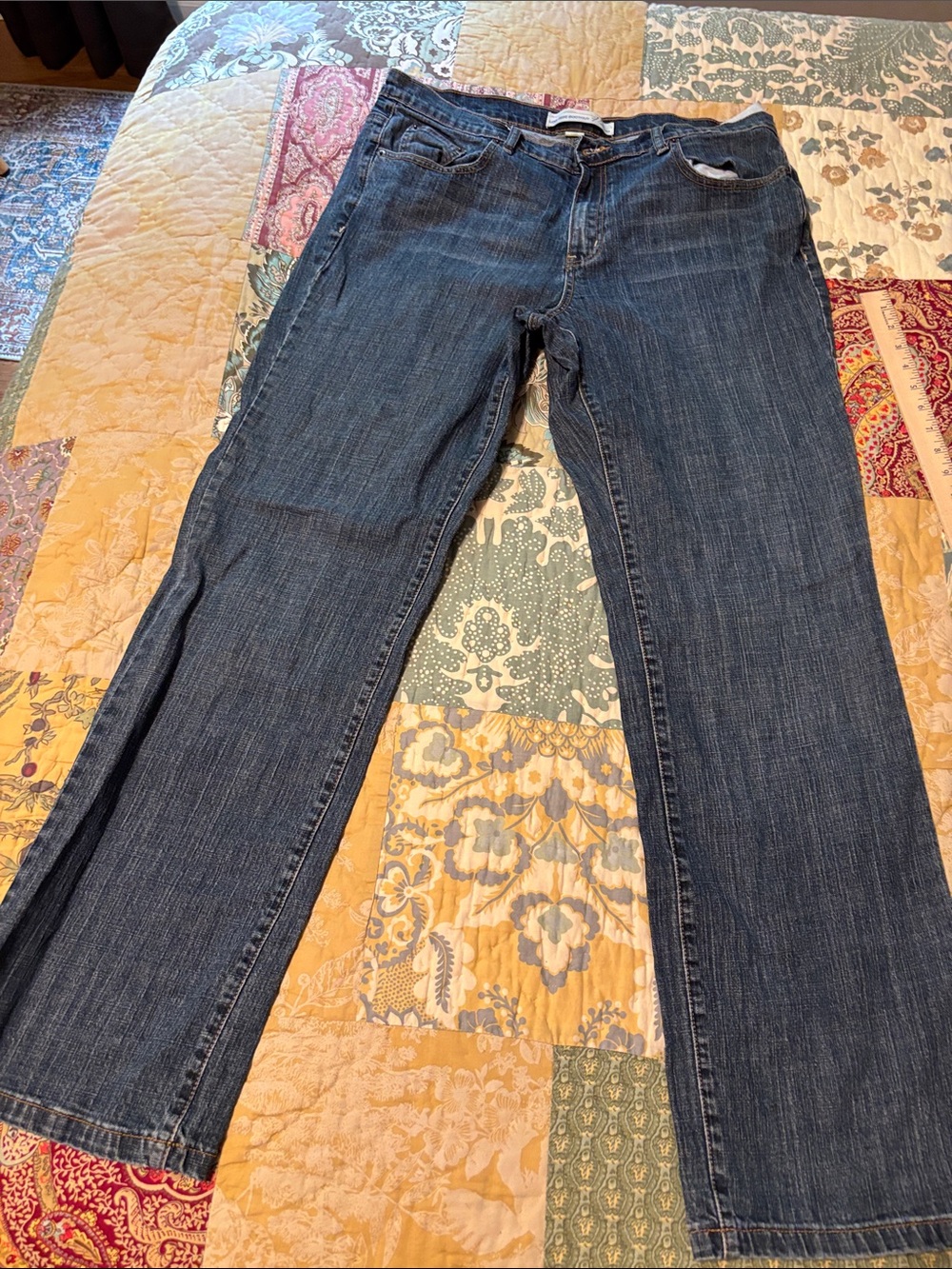 Venezia Dark Blue Straight-Leg Women's Jeans
